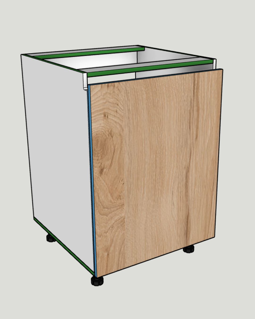 Módulo Bajo 1 Puerta Gola